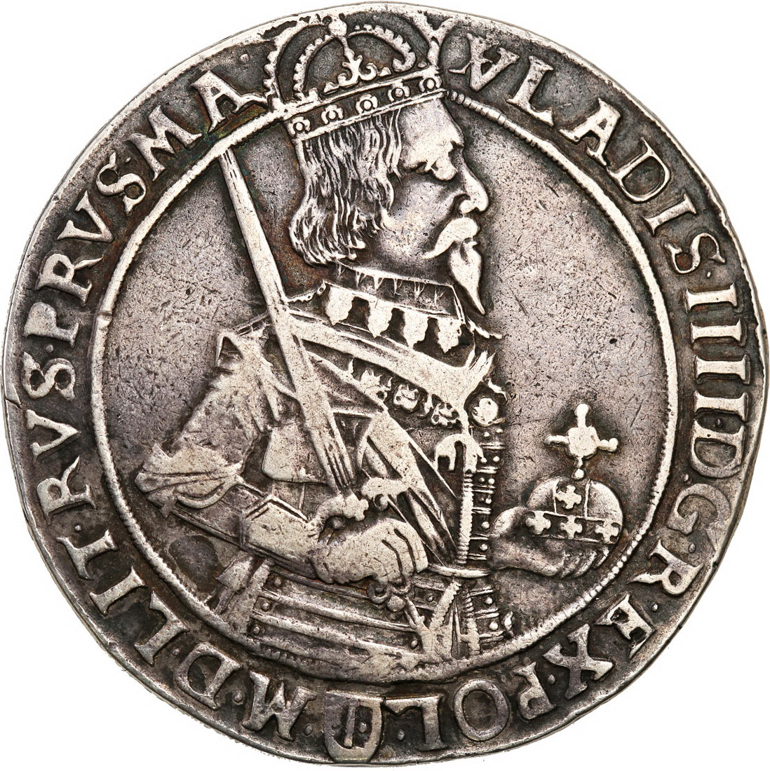 Władysław lV Waza. Talar 1633 Bydgoszcz - RZADKOŚĆ R6